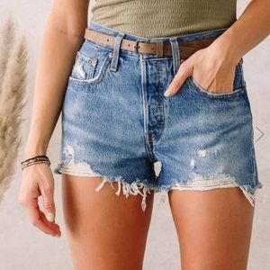 NWT Levi’s Premium 501 Shorts Daisy Dukes Cut Offs